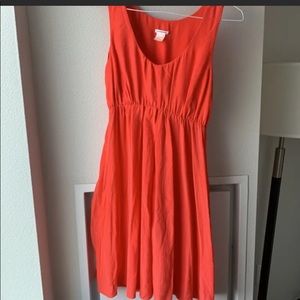 Club Monaco silk babydoll dress